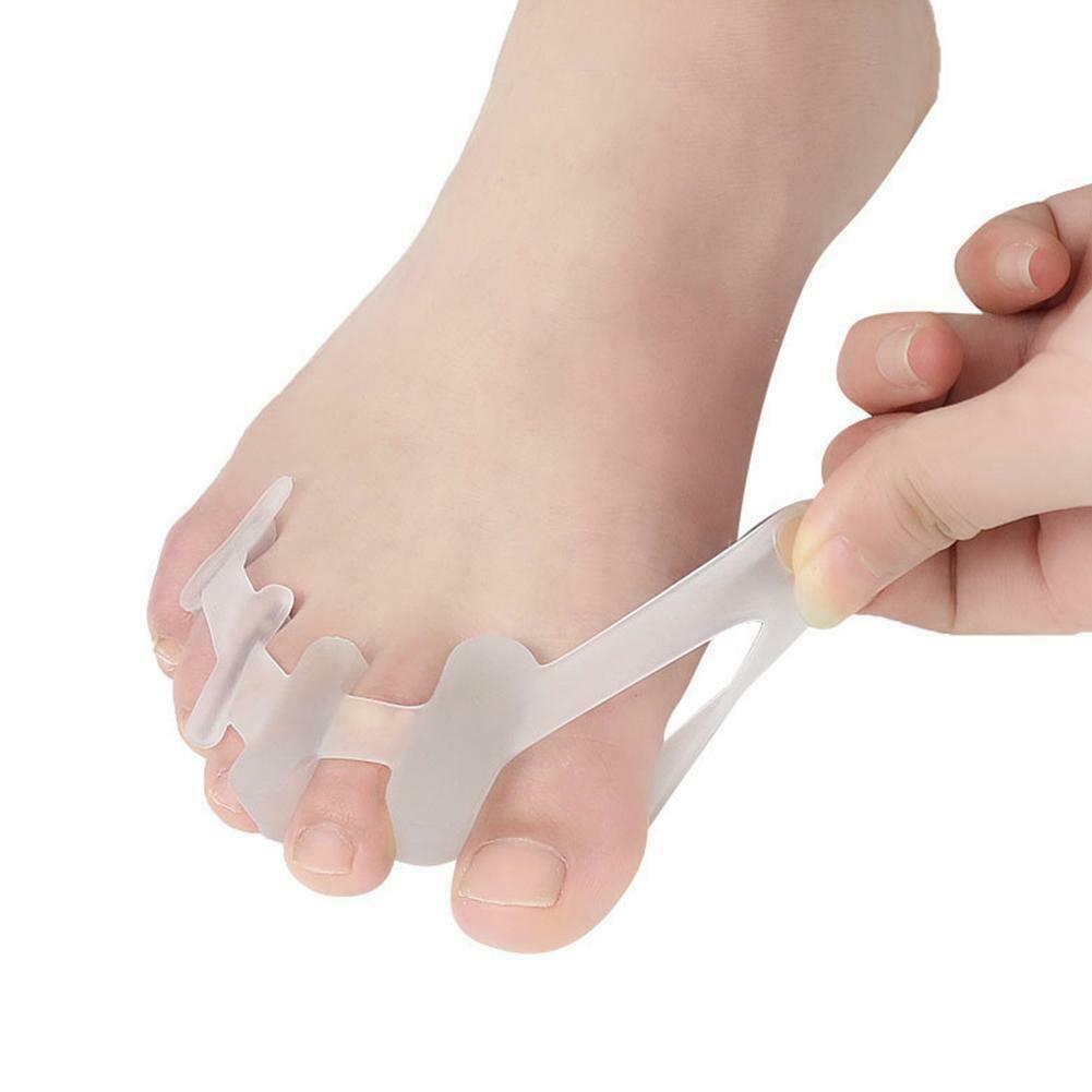 2x Silicone Orthopedic Hammer Toe Separator Correction Hallux Valgus Corrector