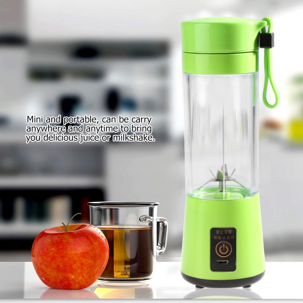 1× Portable USB Electric Fruit Juicer Maker Blender Juice Smoothie Shaker Bottle