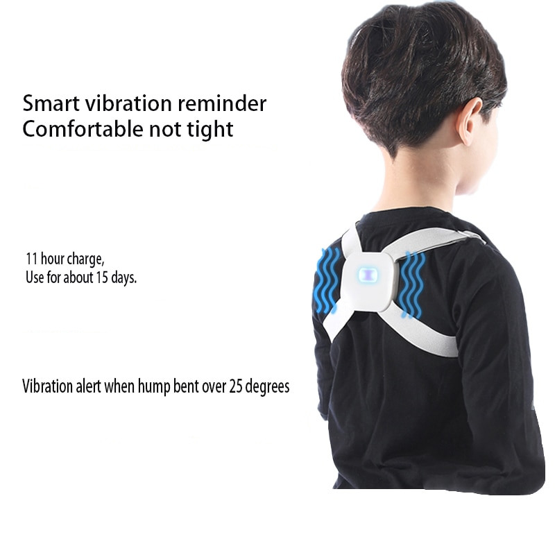 Vibrate Smart Back Posture Corrector Back Intelligent Brace Support Belt Shoulder Training Ireland
