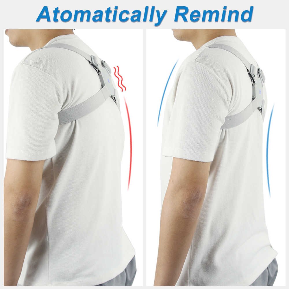 Vibrate Smart Back Posture Corrector Back Intelligent Brace Support Belt Shoulder Training Reviews