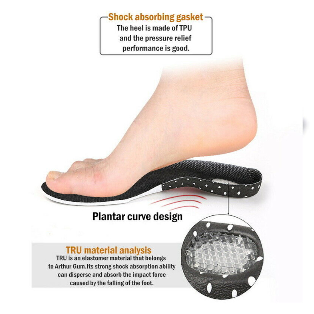  Orthotic Arch Shoe Pad Gel Insoles Reviews