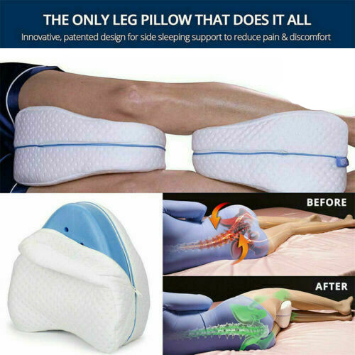 Orthopedic Contour Leg Pillow for Back Hip Legs Knee Support 