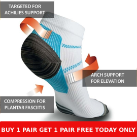 Plantar Fasciitis Compression Socks Includes An Extra Pair FREE Today
