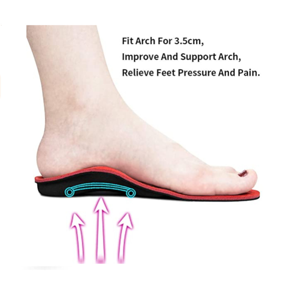 Orthotic Insole High Arch Foot Support Medical Functional Insoles Reviews